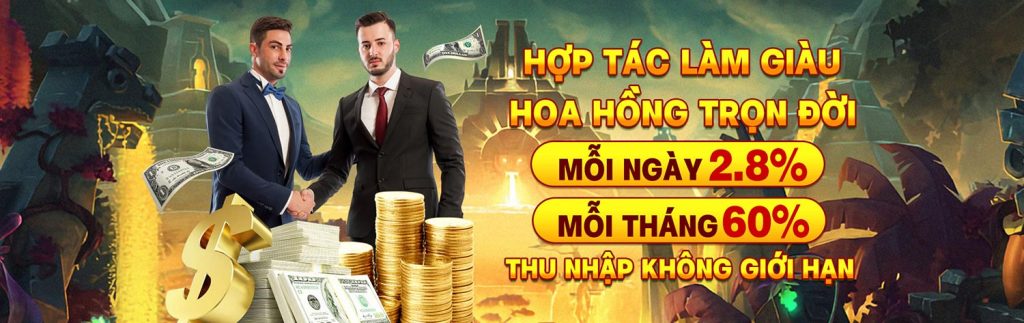 Hợp tác đại lý nhận hoa hồng siêu khủng