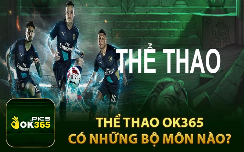 Thể thao OK365 có những bộ môn nào?